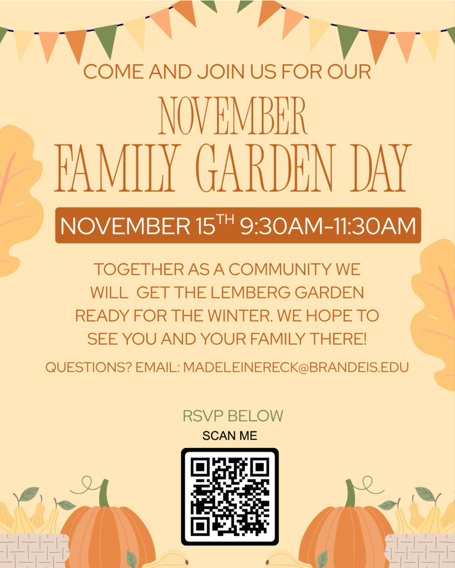 November Garden Event poster